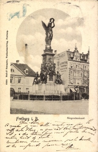 Altstadt freiburg im - ak,