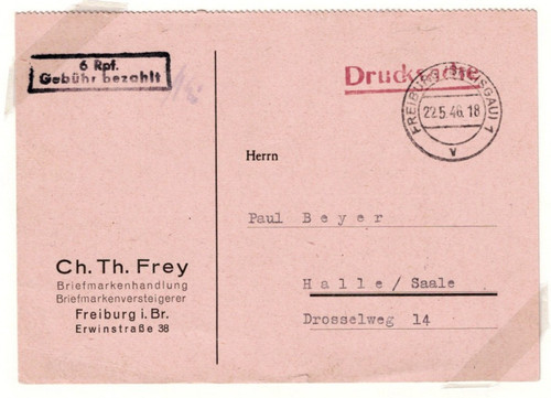 Gebühr bezahlt rpf freiburg - bezahlt, 6
