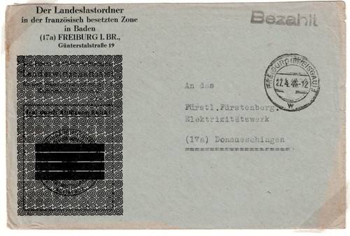Gebühr bezahlt freiburg - gebühr,