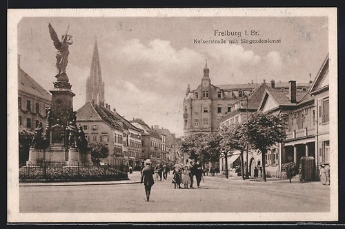 Ansichtskarte freiburg - ansichtskarte,