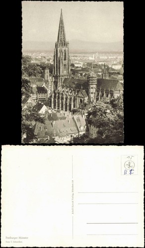 Ansichtskarte freiburg - ansichtskarte,