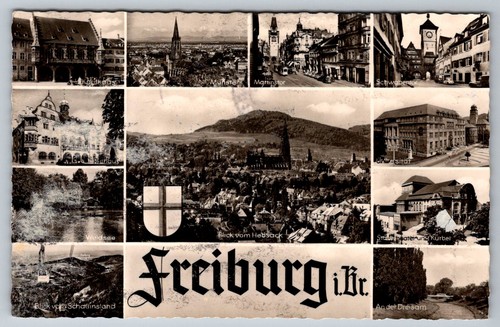 Postkarte freiburg breisgau - postkarte,