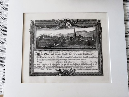 Historischer kundschafts brief - historischer,