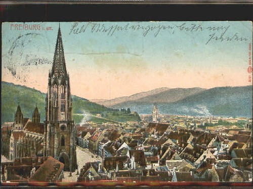 Freiburg breisgau 1910 - freiburg, x