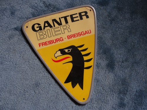 Glasplakat ganter bier - glasplakat,