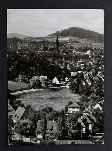 Echtfoto postkarte freiburg - postkarte,