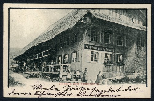 Freiburg breisgau gasthaus - ak,