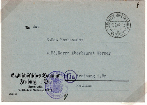 Gebühr bezahlt freiburg - gebühr,