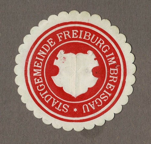 Siegelmarke baden - siegelmarke,