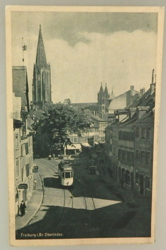 Ansichtspostkarte freiburg - ansichtspostkarte, im