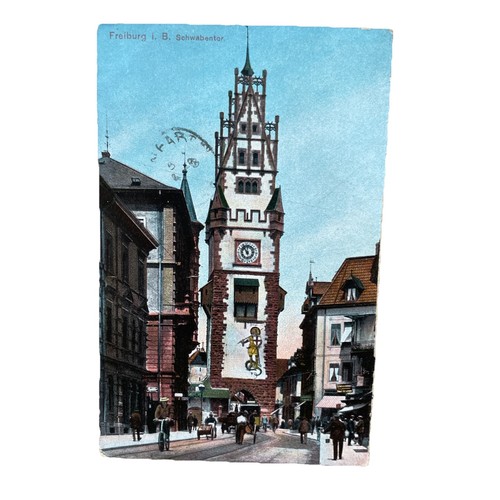 Postkarte freiburg breisgau - ak,