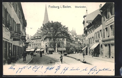 Ansichtskarte freiburg - freiburg, /