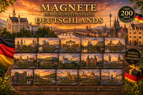 Deutschland städte magnet - städte,