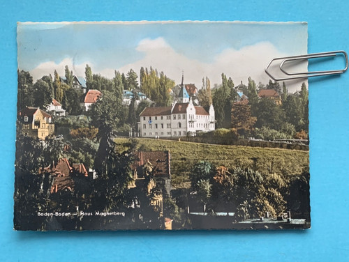 Postkarte baden haus - postkarte,