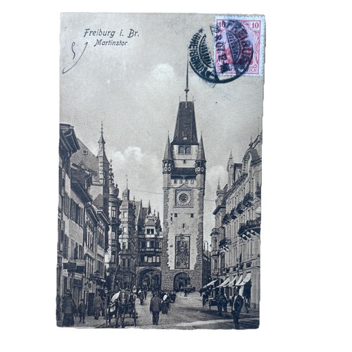 Postkarte freiburg breisgau - freiburg,