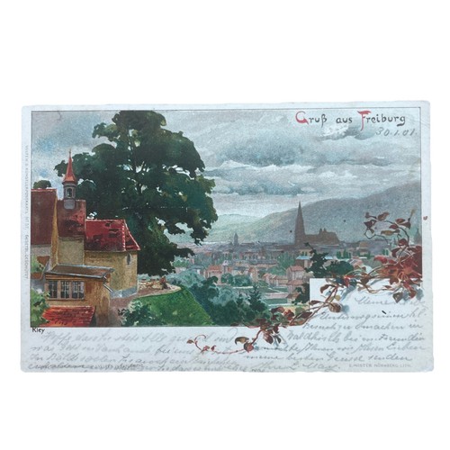 Postkarte lithographie - postkarte, ak