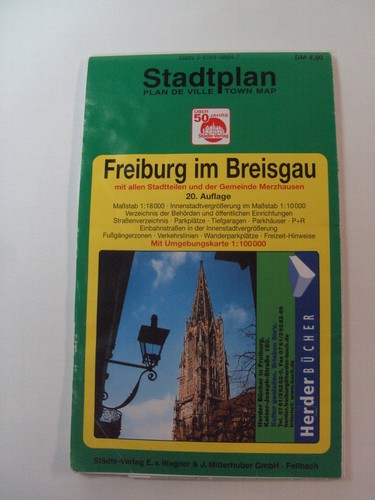 Stadtplan von freiburg - von,