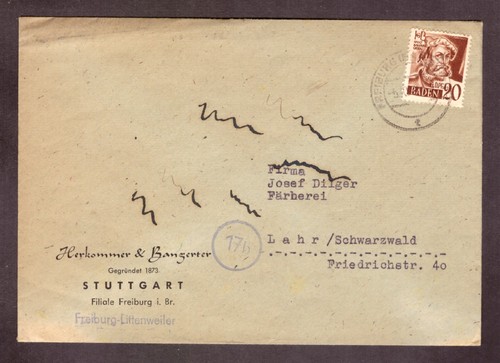 Französiche zone 1948 - französiche,