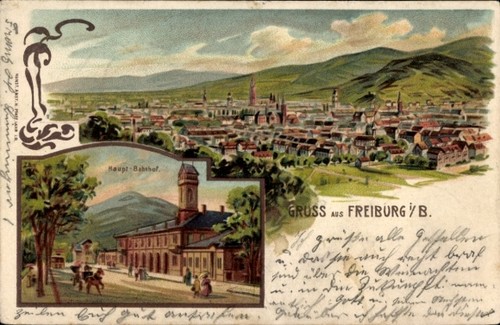 Litho freiburg breisgau - im,
