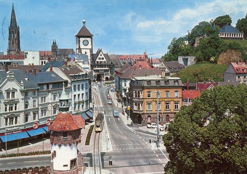 Straßenbahn freiburg im - ak,